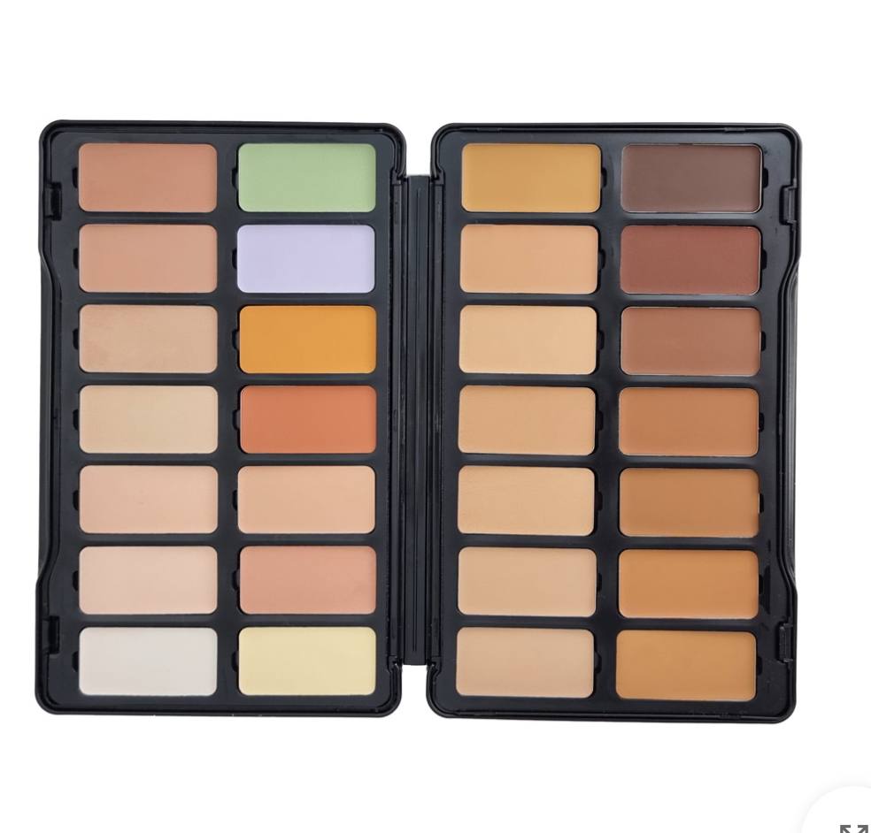 پالت کانتور و کانسیلر فوراور52 مدل ZHP001 با 28 رنگ روشن و تیره