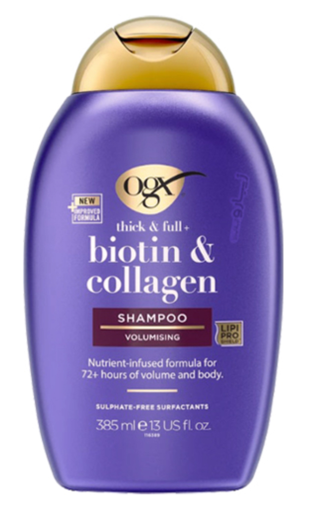 شامپو ضد ریزش و حجم دهنده مو اوجی ایکس 385میل