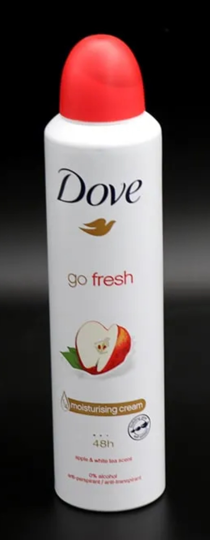 اسپری زنانه داو رایحه سیب حجم 250 میل DOVE GO FRESH
