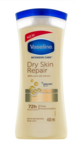 لوسیون بدن نرم و ترمیم کننده مدل Dry Skin Repa مناسب پوست های خیلی خشک حجم 400میل وازلین