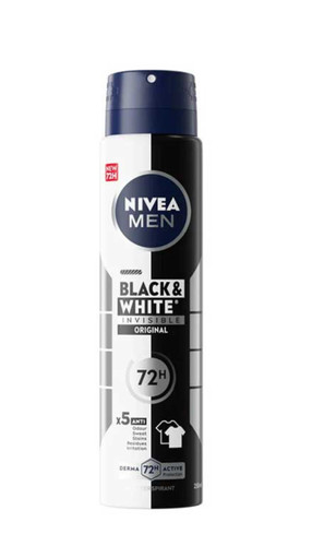 اسپری ضد تعریق مردانه نیوا مدل black & white حجم 200 میل